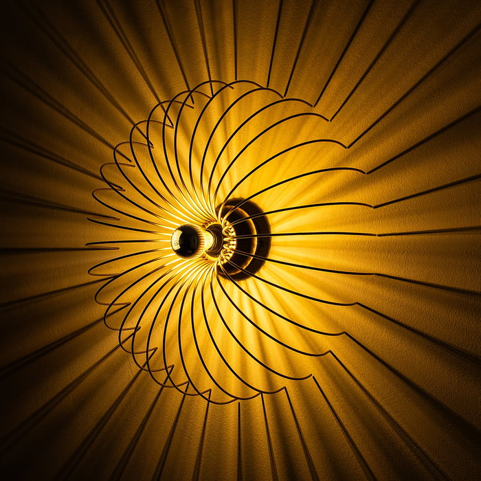 Opviq Lámpara de pared Karsortel - N-643-1 en color dorado Opviq Lámpara de pared Karsortel - N-643-1 en color dorado